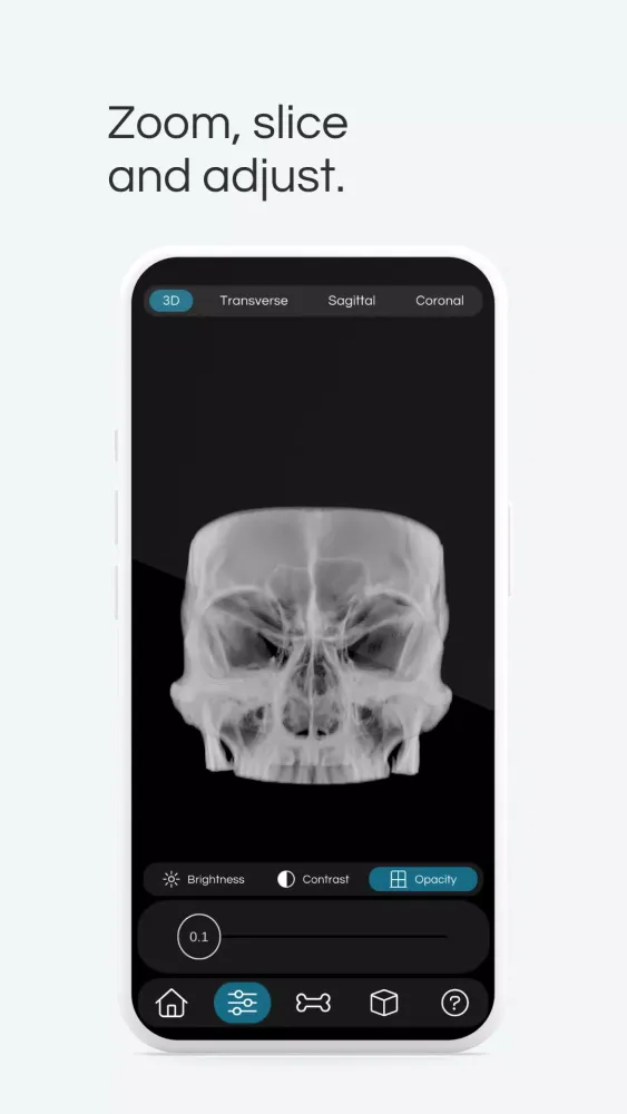 Ảnh chụp màn hình của 3Dicom Mobile