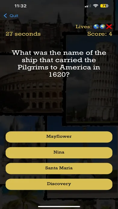 Trivia History World Knowledge سکرین شاٹس