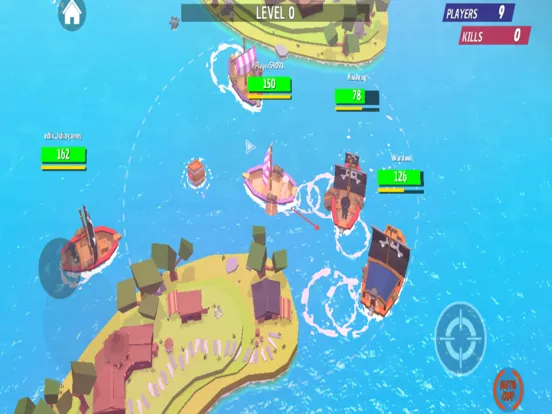 Ảnh chụp màn hình của War of Ships.io iPad 