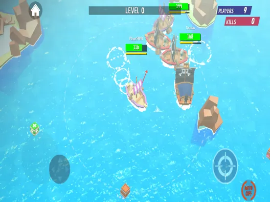 Ảnh chụp màn hình của War of Ships.io iPad 