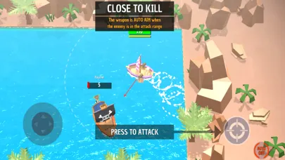 Ảnh chụp màn hình của War of Ships.io
