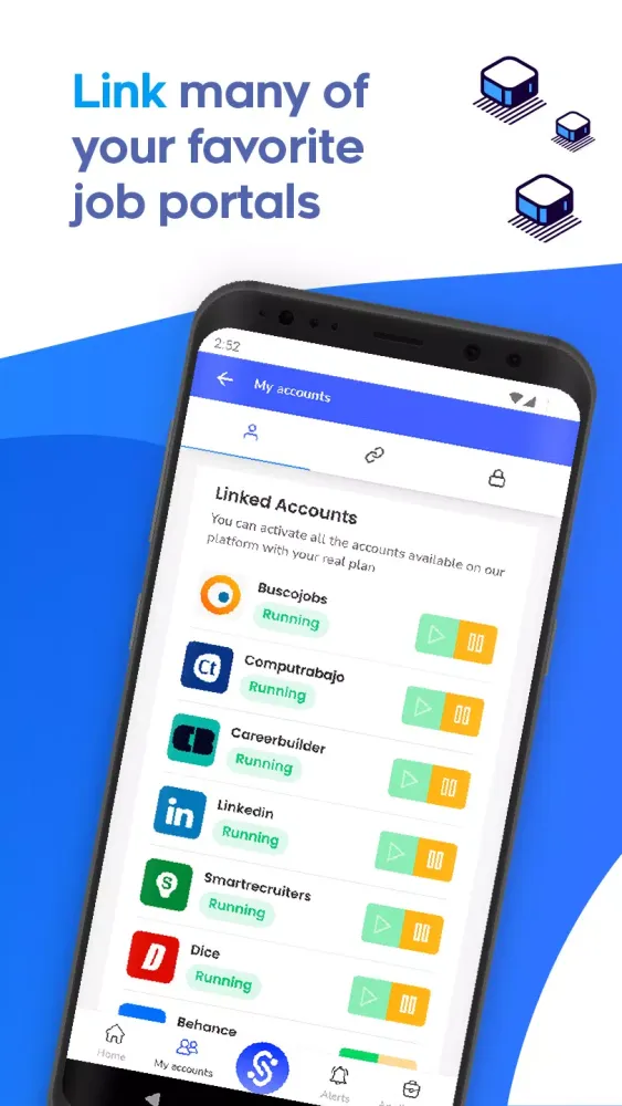 Tangkapan layar Sivium: Automate Job Search