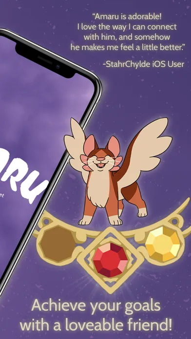 Скриншоты Amaru: Self-care Virtual Pet