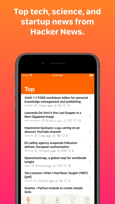 Moonshot - Hacker News 스크린샷