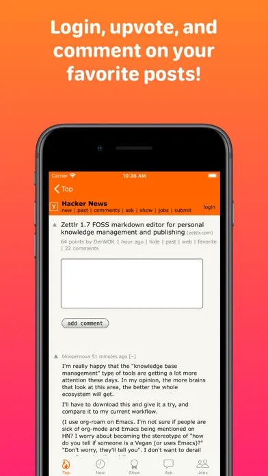 Moonshot - Hacker News 스크린샷
