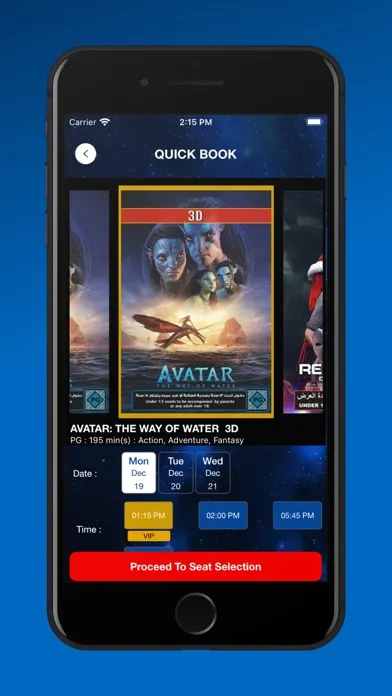 Capturas de tela do Sky Cinemas Kuwait