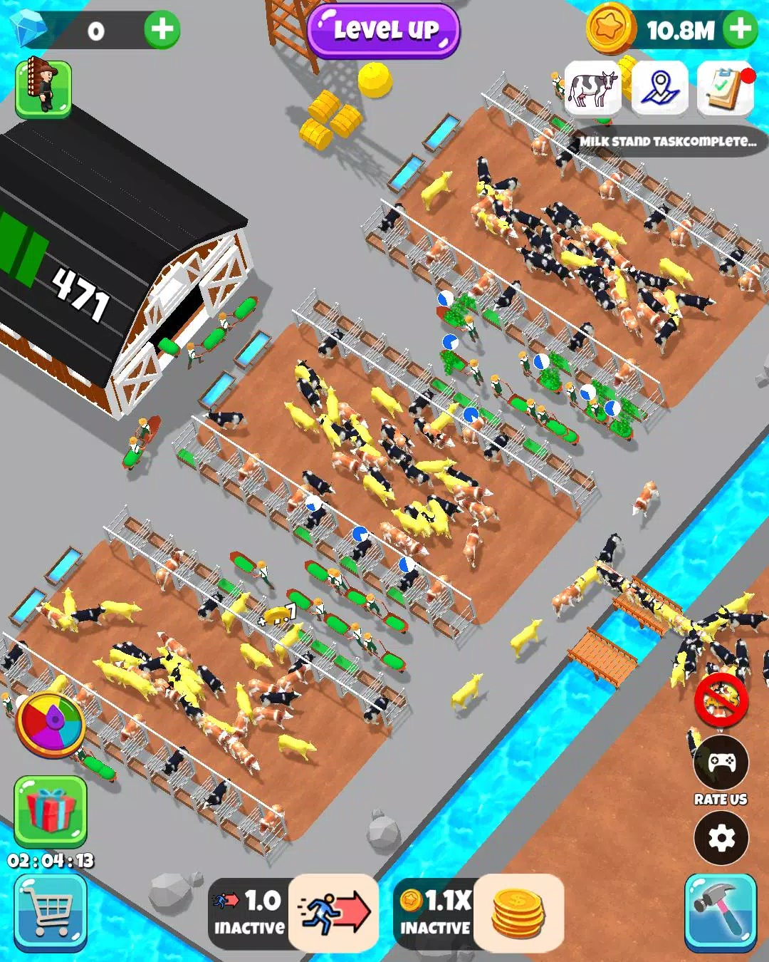 Idle Cow Farm Tycoon的應用截圖1