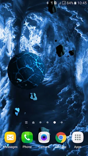 Asteroids 3D live wallpaper স্ক্রিনশট