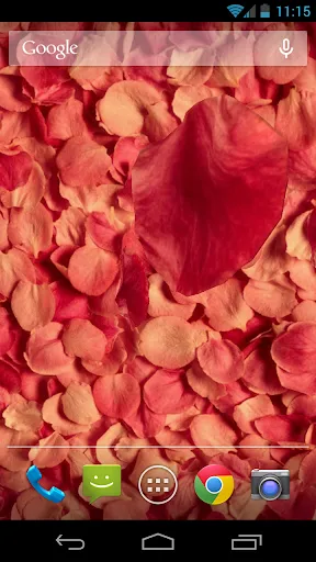 Petals 3D live wallpaper Screenshots