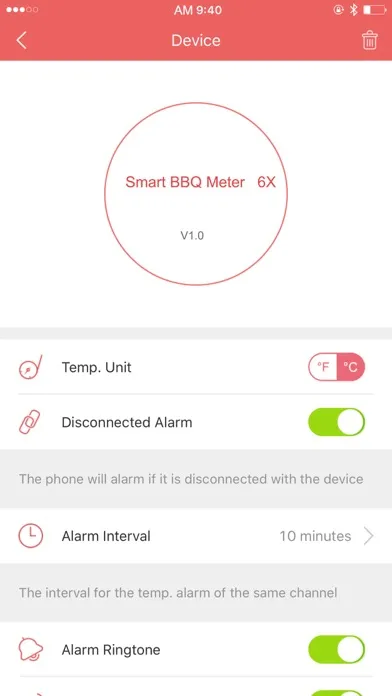 Smart BBQ Meter 스크린샷