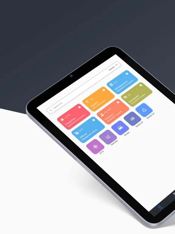 SMART Apartment Data. iPad  Ekran Görüntüleri