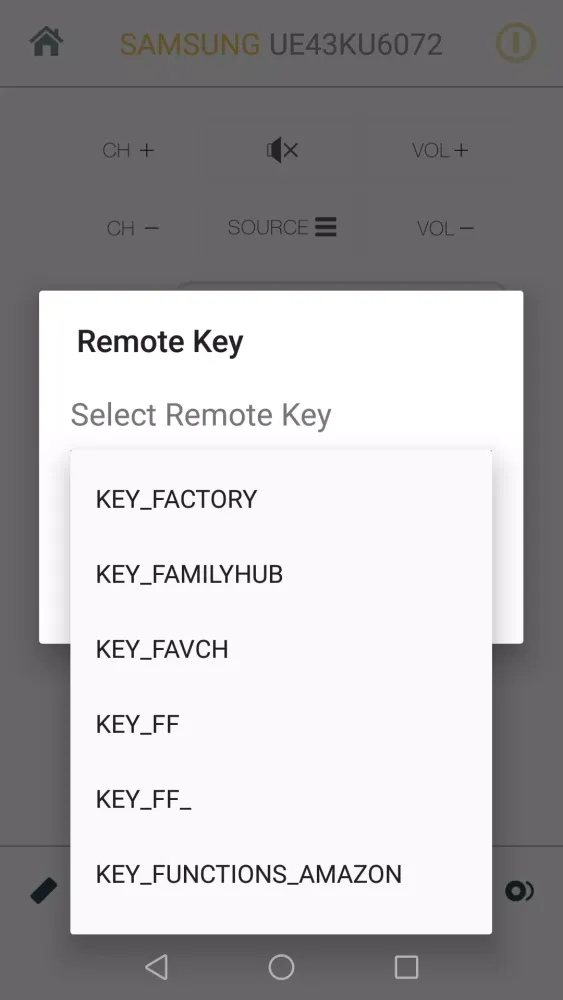 Remote for Samsung Screenshots