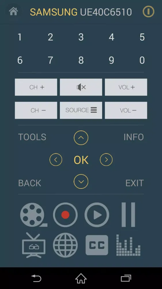 Smart TV Remote Screenshots