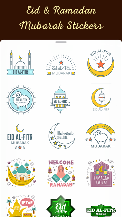 Eid & Ramadan Mubarak Stickers Screenshots