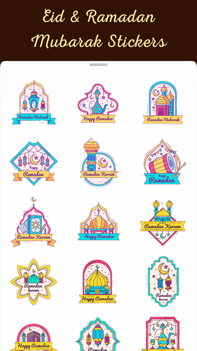 Eid & Ramadan Mubarak Stickers Screenshots