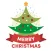 Merry Christmas Stickers Set