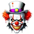 Horror Clown Stickers