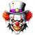 Horror Clown Stickers