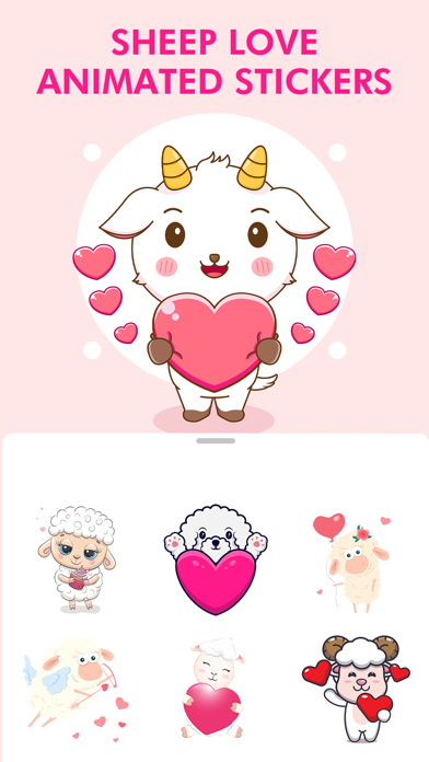 Sheep Love Animated Stickers Screenshots