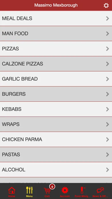 Massimo Mexborough New App Screenshots