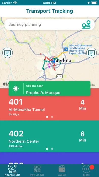 Capturas de tela do Madinah Bus