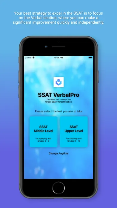 SSAT VerbalPro Screenshots