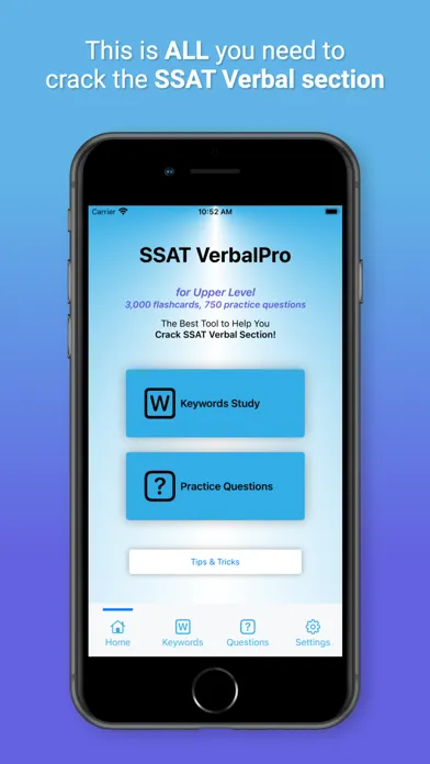 SSAT VerbalPro Screenshots