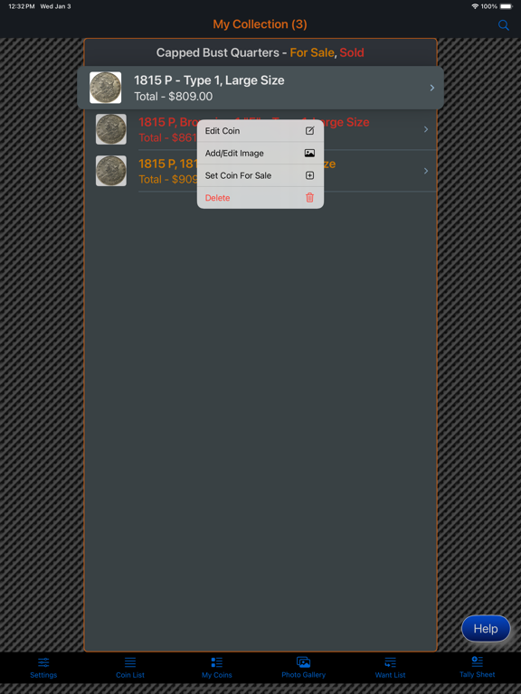 Capped Bust Quarter iPad  Screenshots