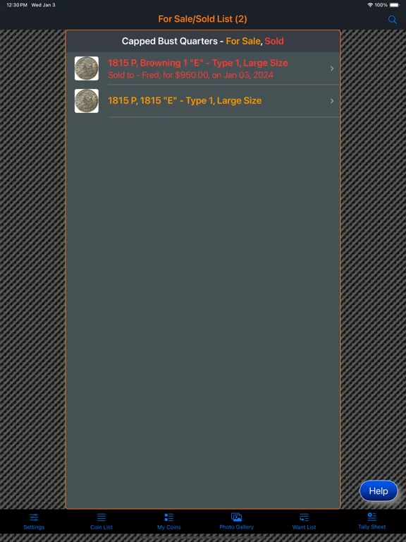 Capped Bust Quarter iPad  Screenshots