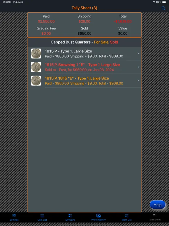 Capped Bust Quarter iPad  Screenshots