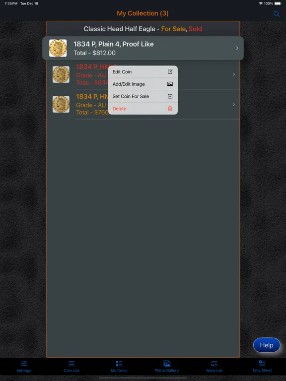 Classic Head Half Eagle iPad  স্ক্রিনশট