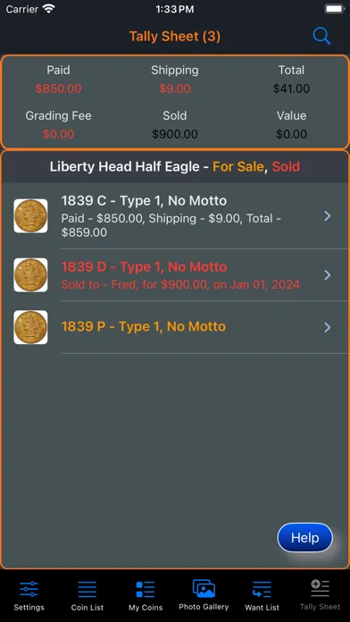 Liberty Head Half Eagle应用截图