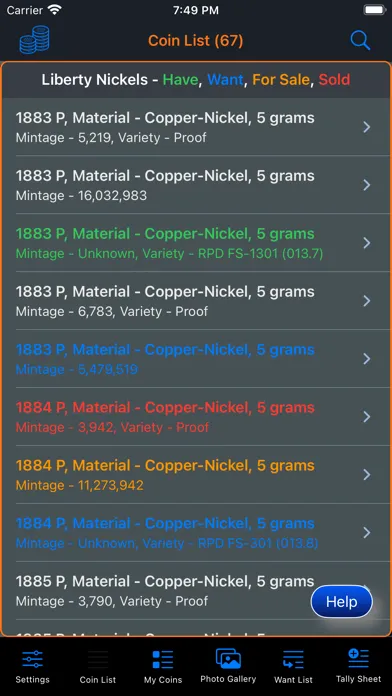 Liberty Nickel 스크린샷