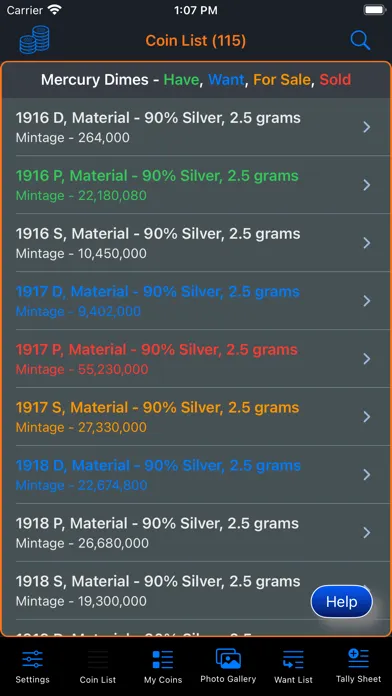 Mercury Dime Screenshots