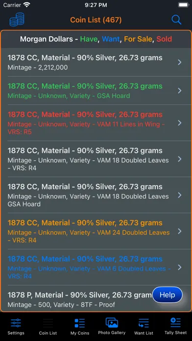 Morgan Dollar Screenshots