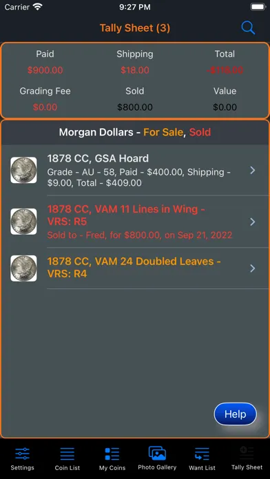 Morgan Dollar Screenshots
