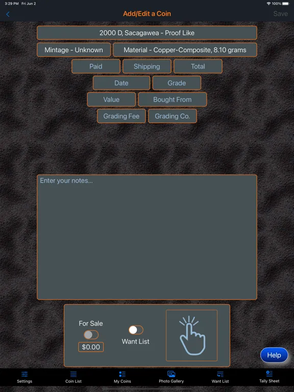 Скриншоты Sacagawea Dollar iPad 