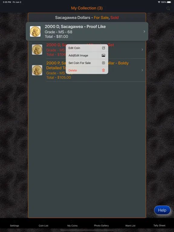 Скриншоты Sacagawea Dollar iPad 