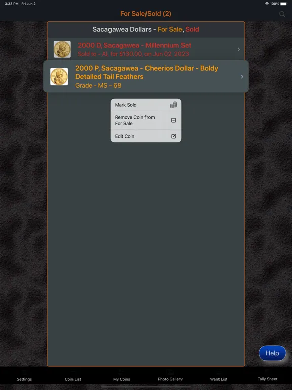 Скриншоты Sacagawea Dollar iPad 