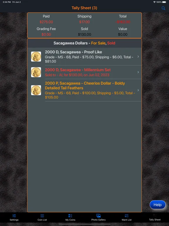 Скриншоты Sacagawea Dollar iPad 