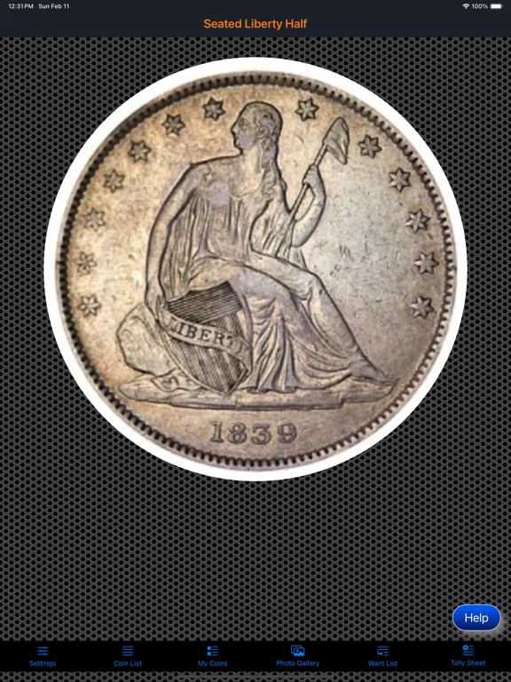 Seated Liberty Half Dollar iPad  Ekran Görüntüleri
