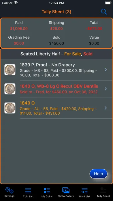 Seated Liberty Half Dollar Ekran Görüntüleri