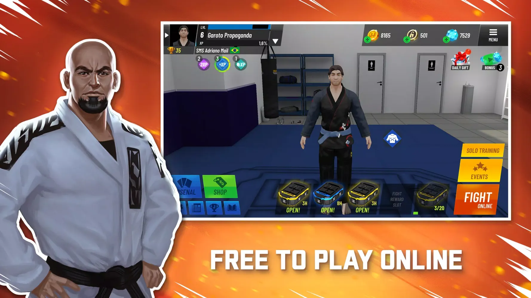 BeJJ: Jiu-Jitsu Game | Beta Screenshots