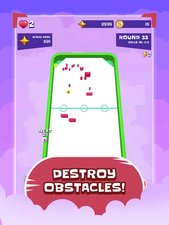 Tangkapan layar Snookey 3D iPad 