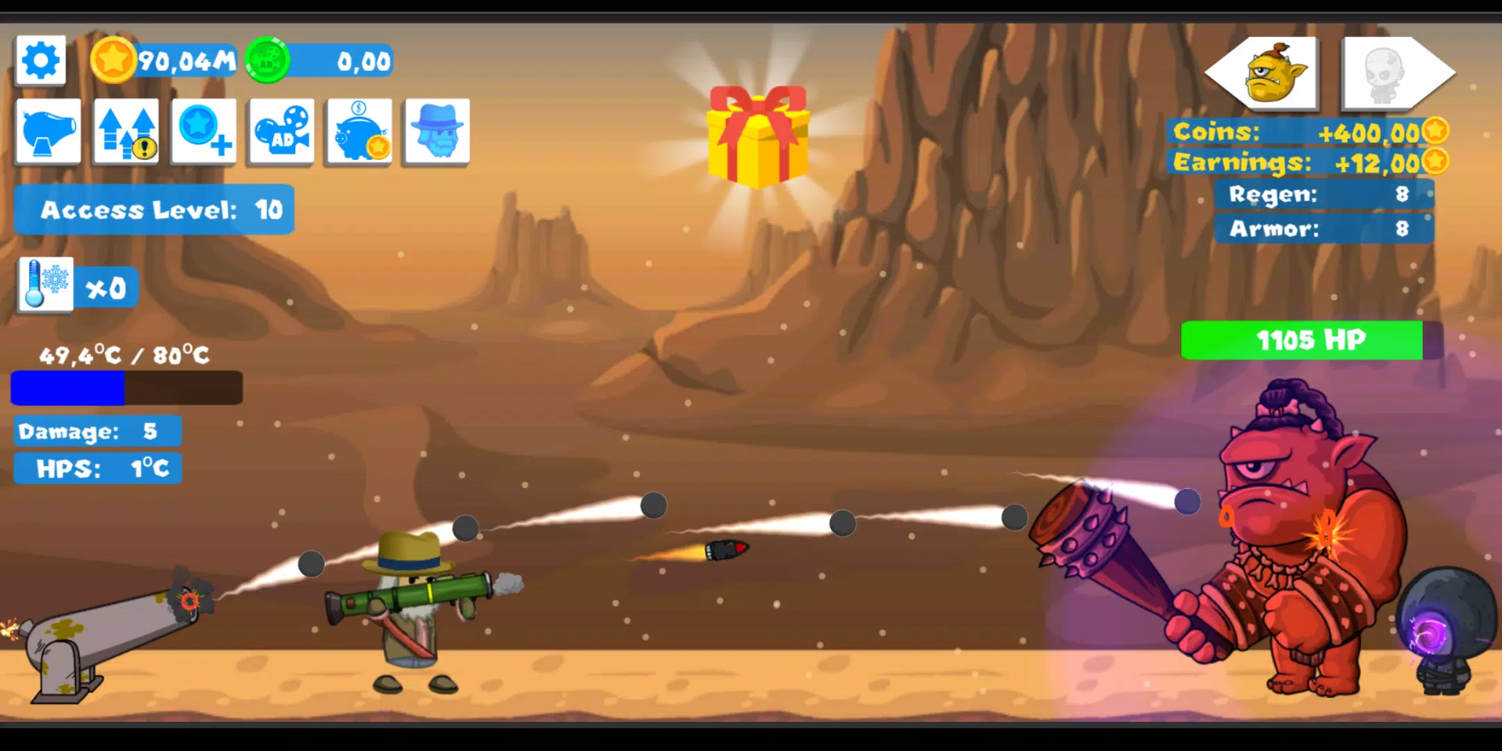 Idle Cannon Quest Screenshots