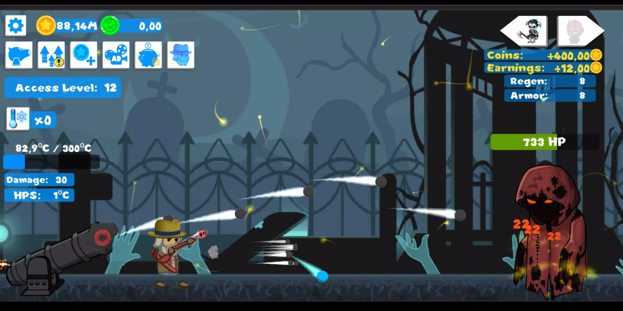 Idle Cannon Quest Screenshots