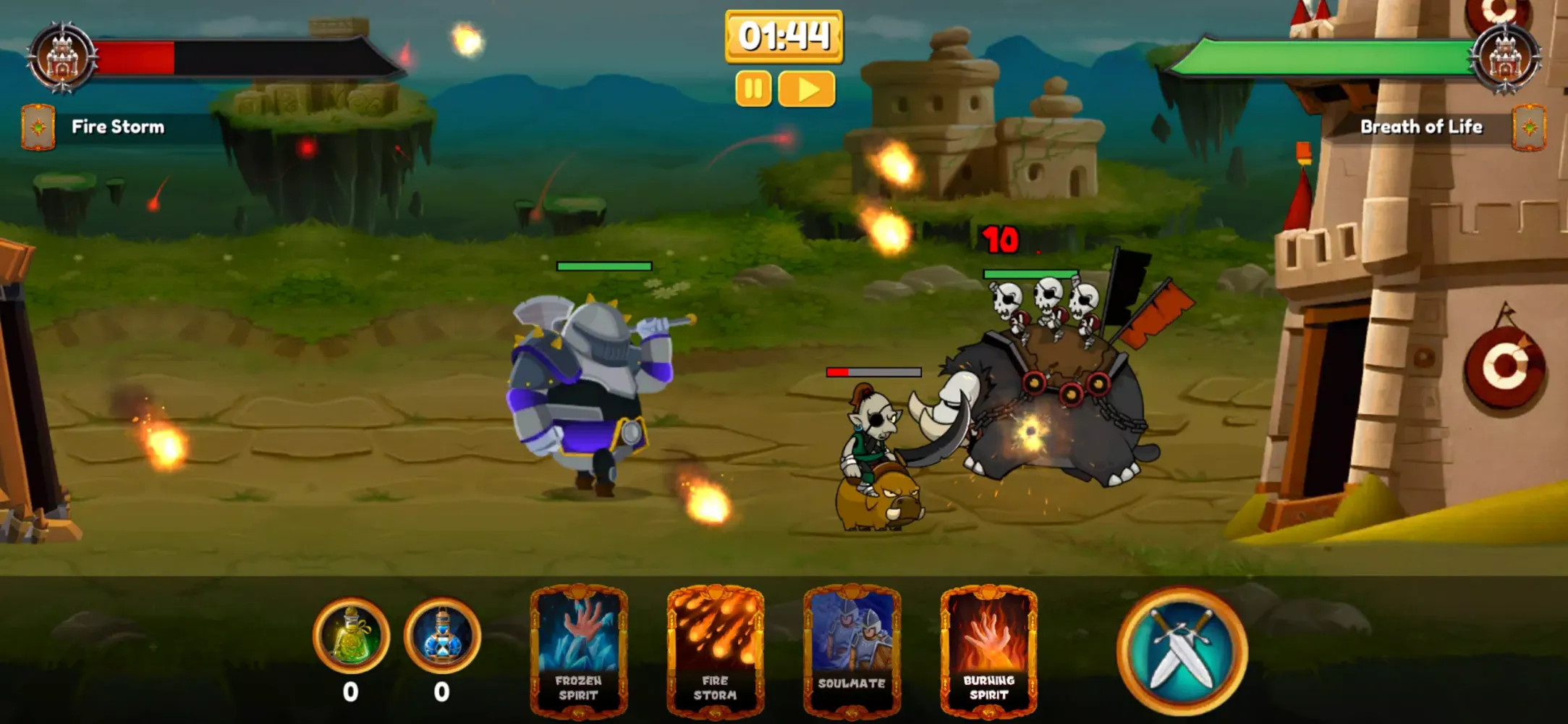 Ảnh chụp màn hình của Tower Of Heroes