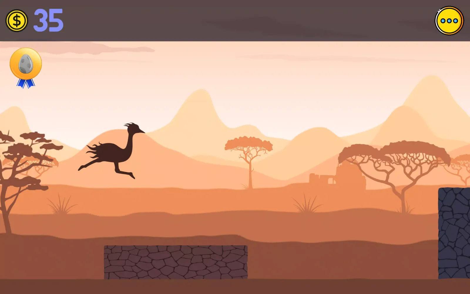 Ảnh chụp màn hình của Crazy Ostrich