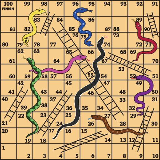 Snake and Ladder Game-Sap Sidi