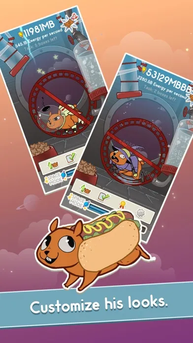 Tangkapan skrin Hamster Universe